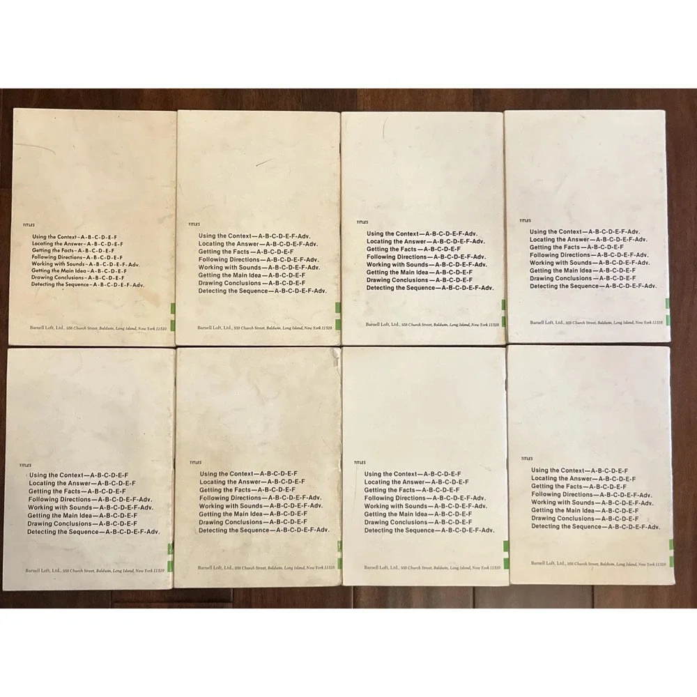 Vintage Specific Skill Series Book Lot Level B  - RICHARD BONING Barnell #3